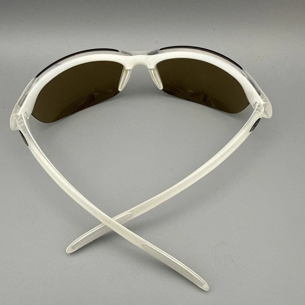Smith Optics Evolve Authentic Parallel Rimless Sunglasses Pearl Frame Green Lens